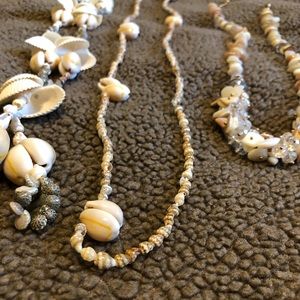 Seashell necklaces!
